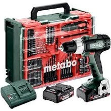 Metabo SB 18 L Taladro Percutor 18V 2x2Ah Set 78 Piezas