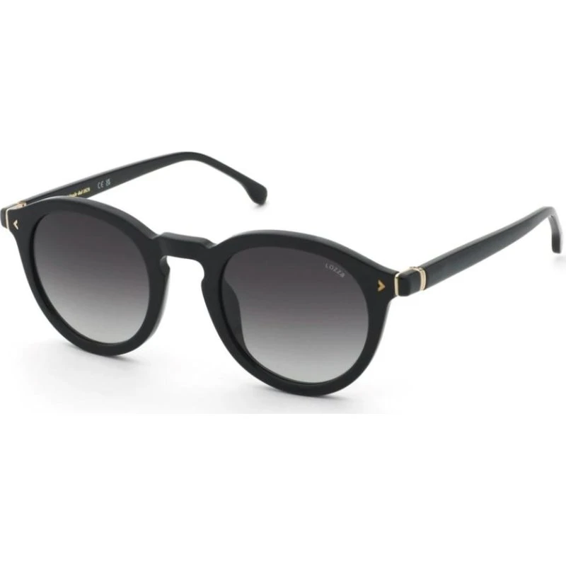 Lozza SL4398 Gafas de Sol Pantos Unisex Negro con Lentes Grises