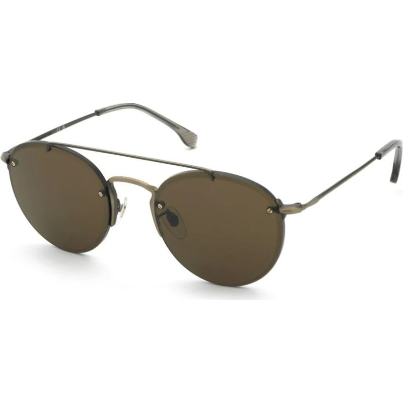 Lozza SL2433 Gafas de Sol Pantos Oro y Lentes Marrones