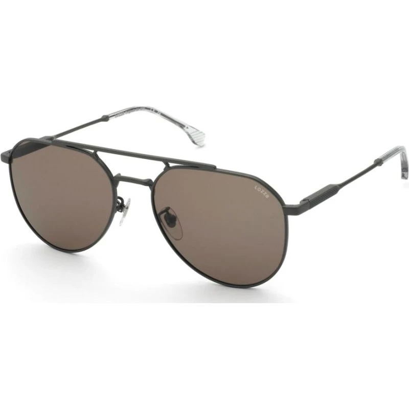 Lozza SL2435 Gafas de Sol Piloto Unisex Rutenio y Marrón