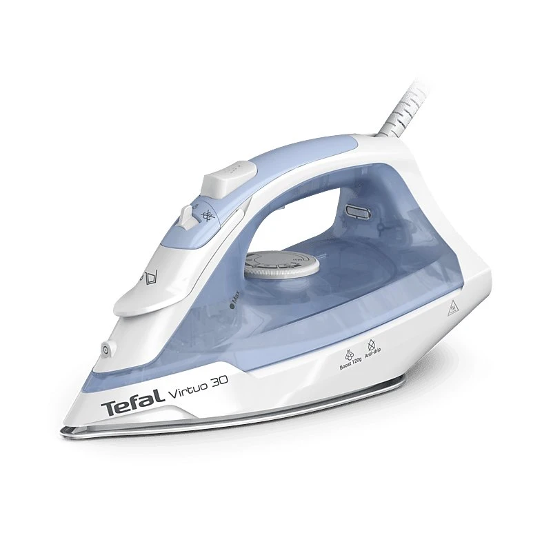 Plancha de vapor Tefal Virtuo 30 FV2C41, 2000 W, Suela Cerámica