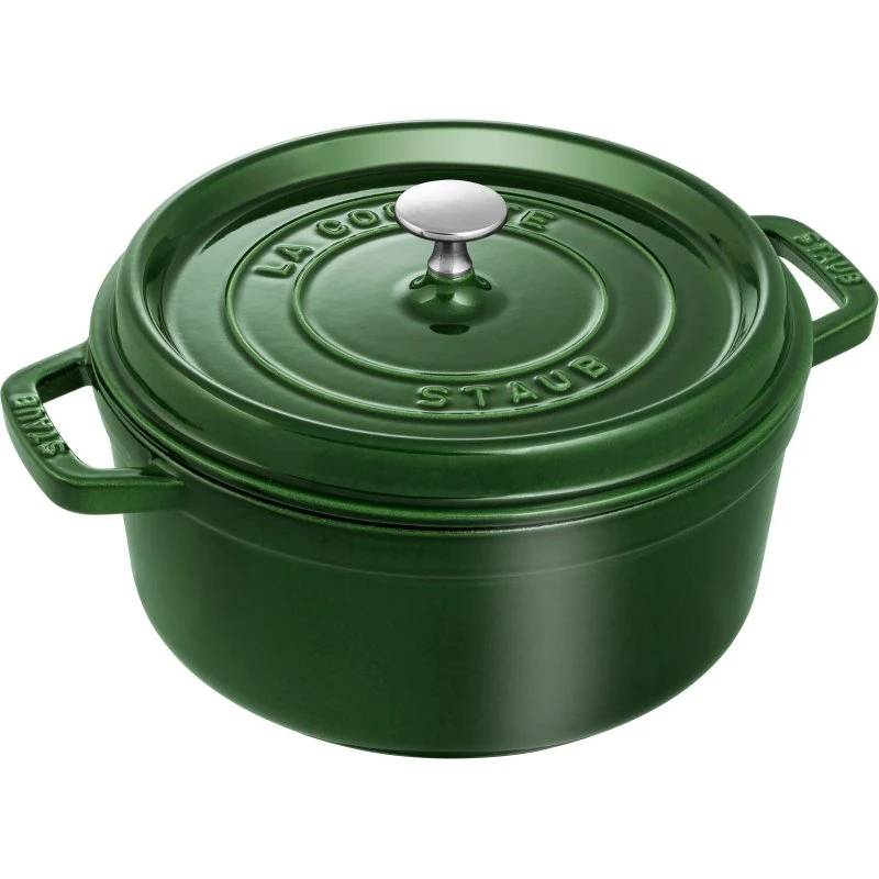 Staub La Cocotte Cacerola de Hierro Fundido 24 cm, Verde Albahaca
