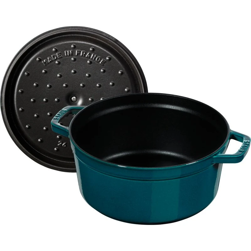 Staub La Cocotte Olla de Hierro Fundido 26 cm, Verde Azulado