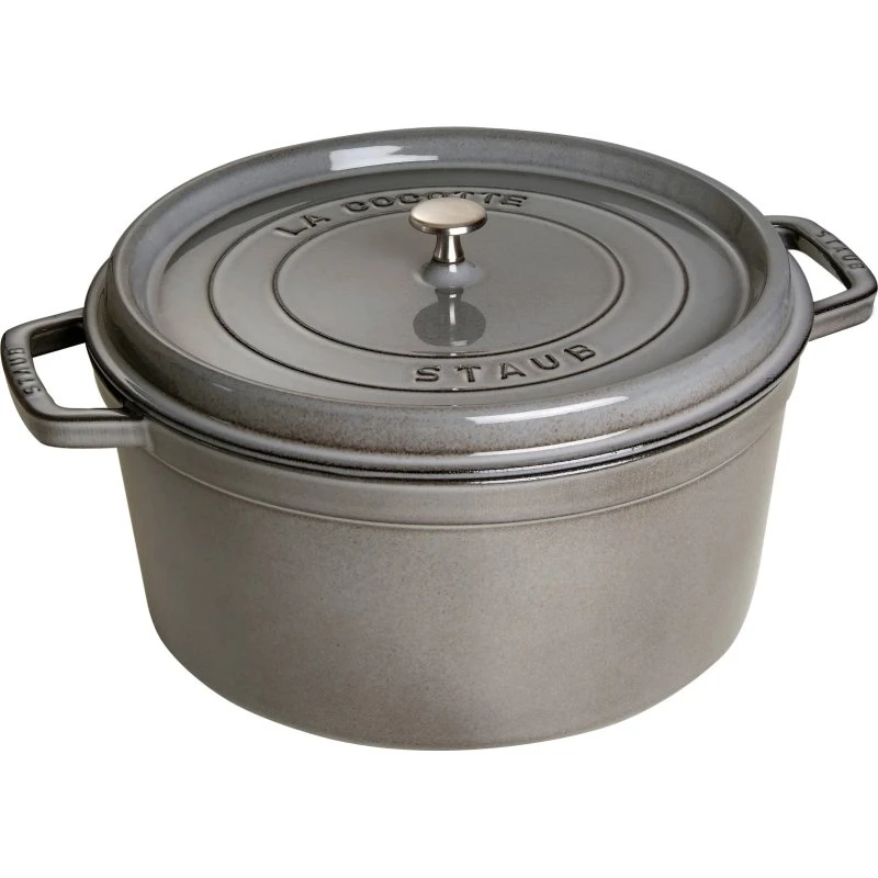 Staub La Cocotte Cacerola de Hierro Fundido 30 cm, Gris Grafito