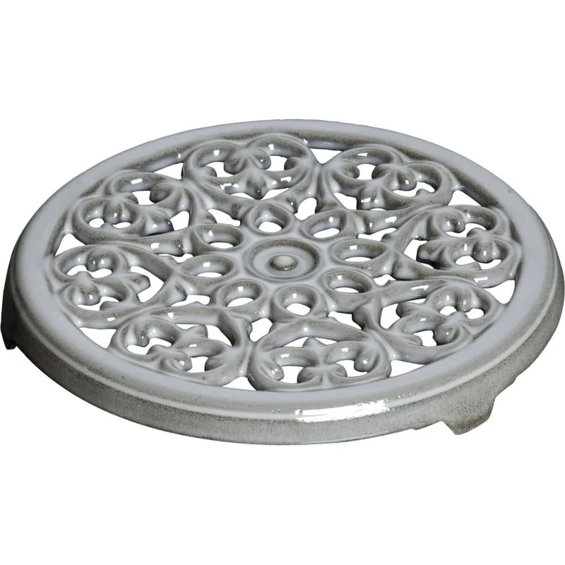 Staub Salvamanteles Lily de Hierro Fundido 23 cm, Gris Grafito