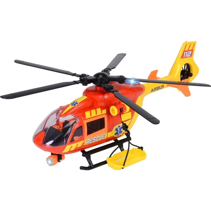 Dickie Toys Helicóptero Ambulancia Rojo/Amarillo