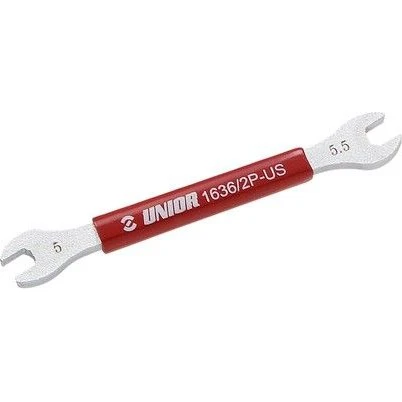 Unior Llave Radios 5/5.5mm Rojo/Plata