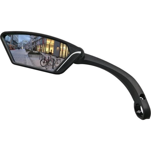 VWP Espejo Bicicleta Izquierdo Ajustable Negro