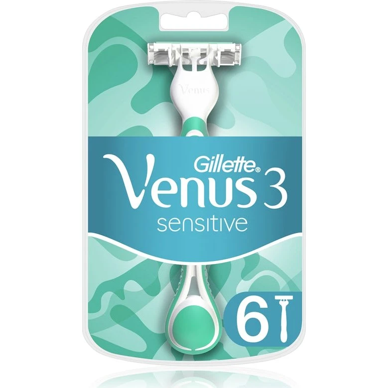 Gillette Venus 3 Maquinillas Desechables Sensibles 6 Piezas