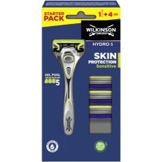 Wilkinson Hydro 5 Sensitive Razor + 4 Blades