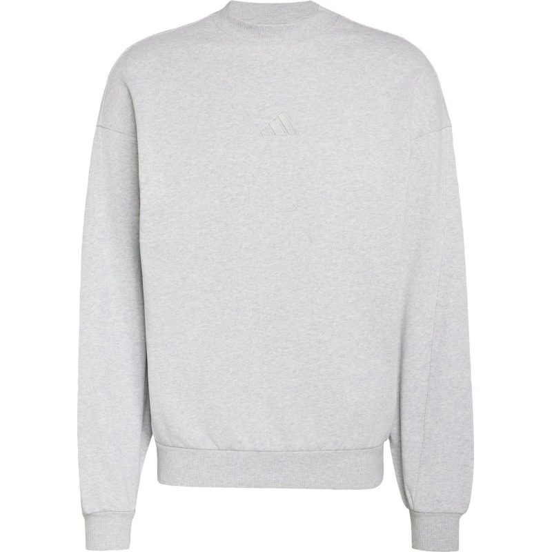 Adidas Sportswear Camiseta Deportiva Gris Claro con Logo Pequeño